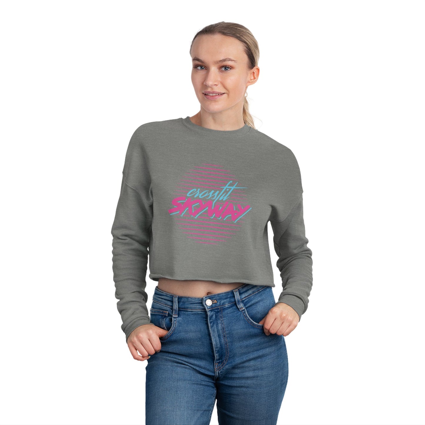Skyway Miami Nights Cropped Sweatshirt