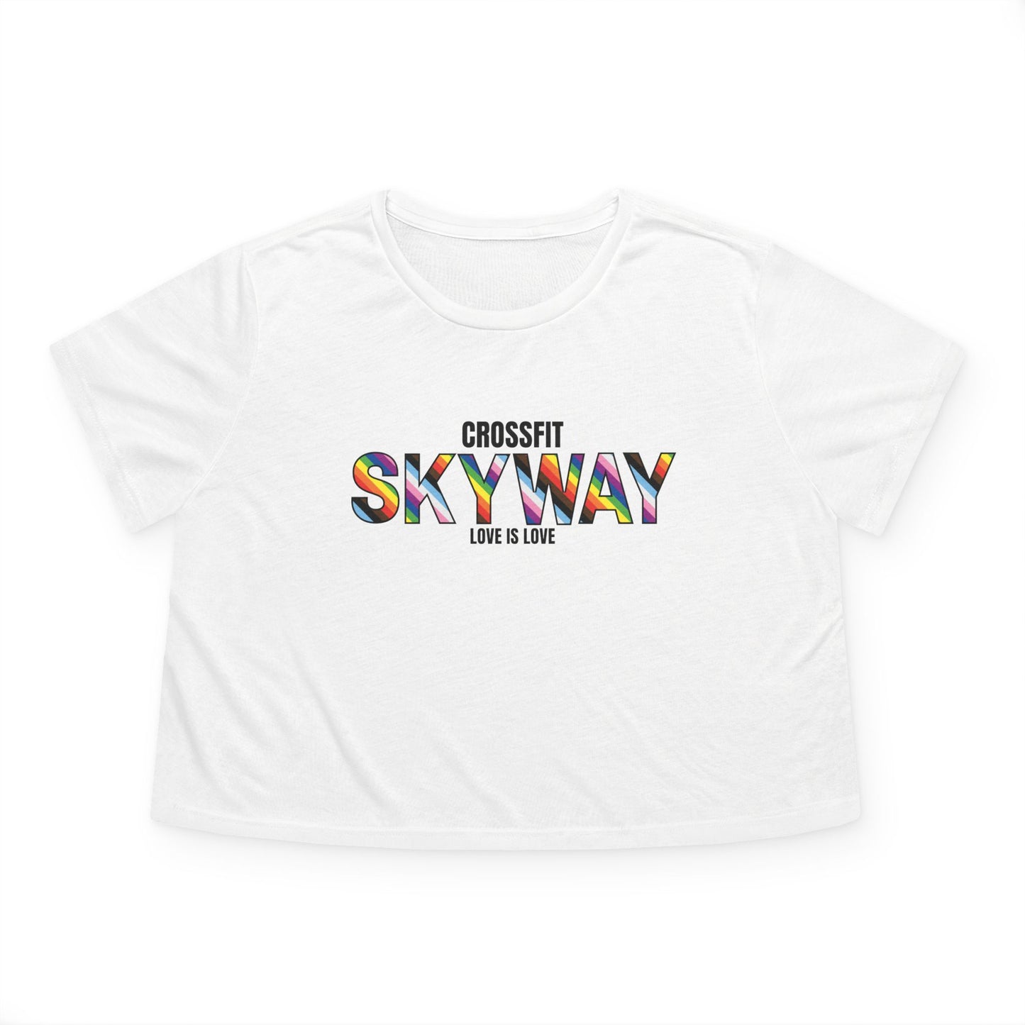 Women's Flowy PRIDE Crop
