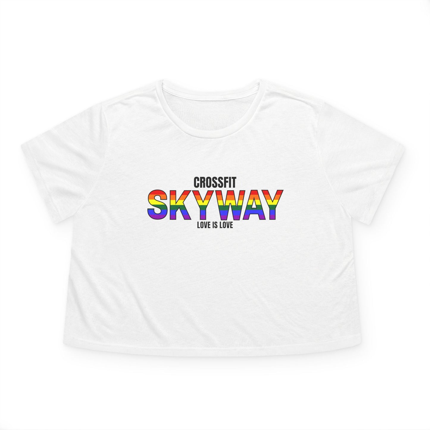 Women's Flowy PRIDE Crop