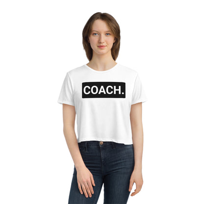 Coach .Basic Women's Flowy Cropped Tee