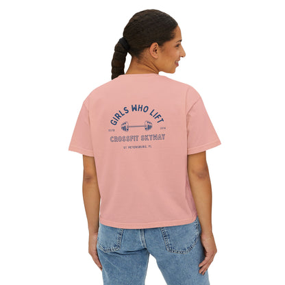 Girls Who Lift Women's Boxy Tee