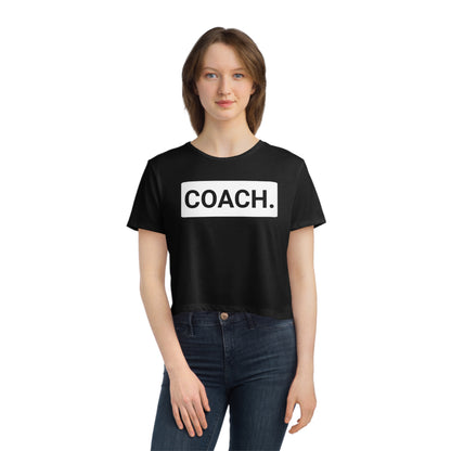 Coach .Basic Women's Flowy Cropped Tee