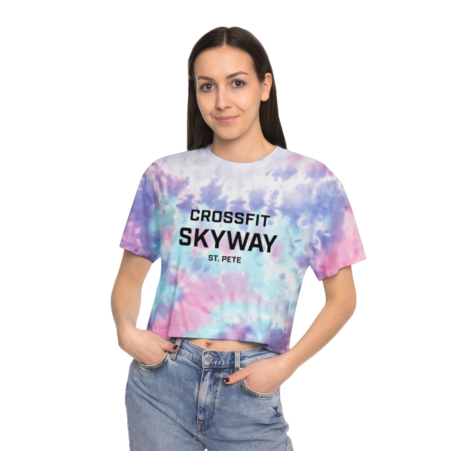 Skyway Tie-Dye Crop Tee