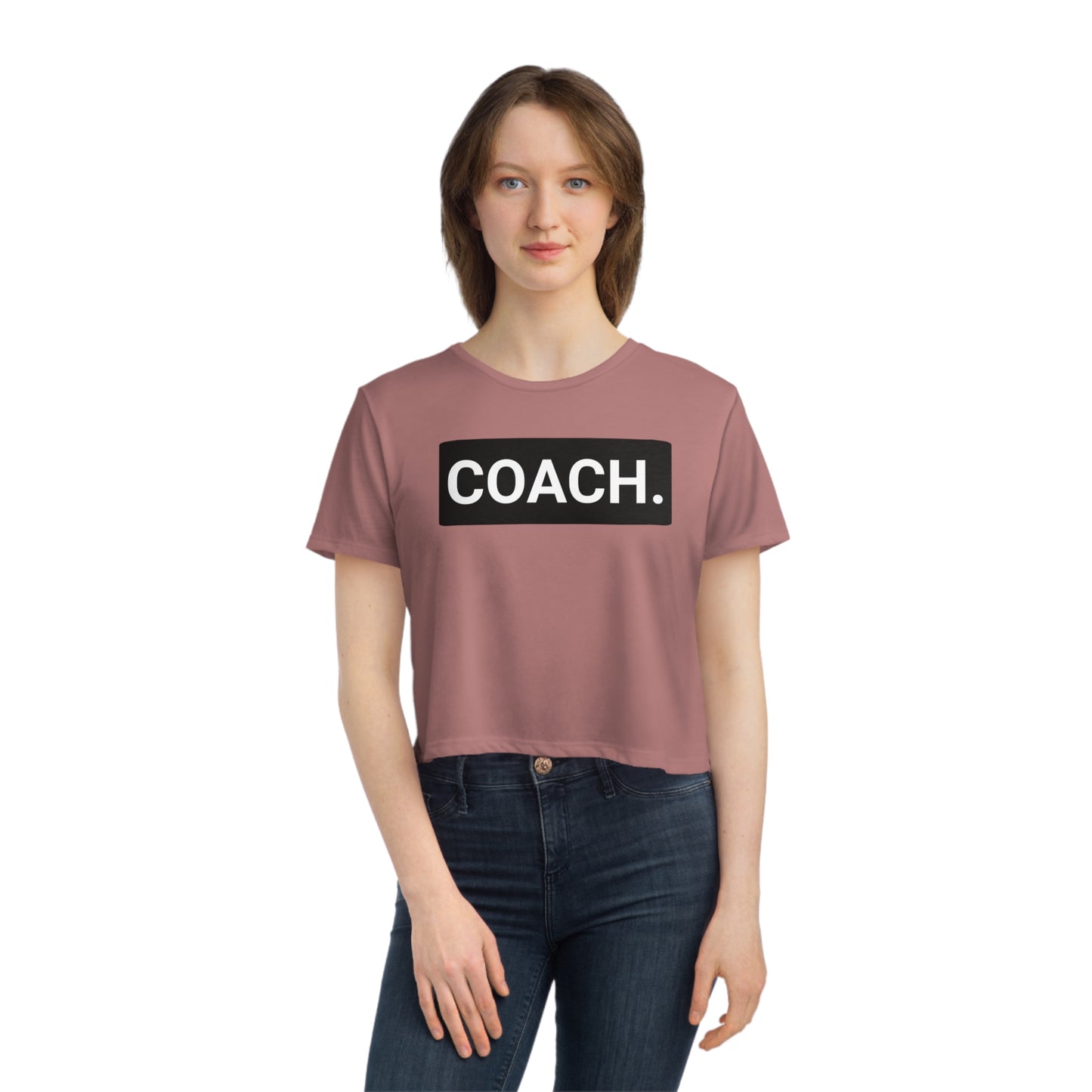 Coach .Basic Women's Flowy Cropped Tee